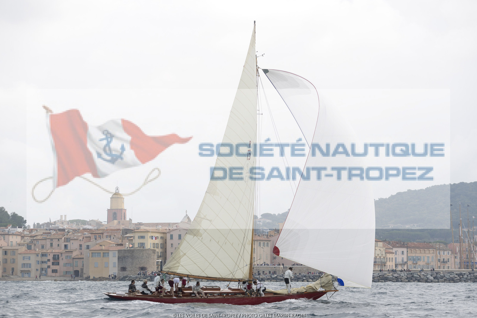 01 10 2017, Saint-Tropez (FRA,83), Les Voiles de Saint-Tropez 2017, Entrainements libres et arrivée de la Coupe du Yacht Club de France