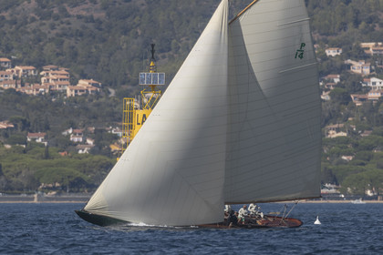 26 09 2020, Saint-Tropez (FRA,83), Les Voiles de Saint-Tropez 2020, Day 1, Training, Finish Yacht Club de France Cup Cannes - Saint-Tropez