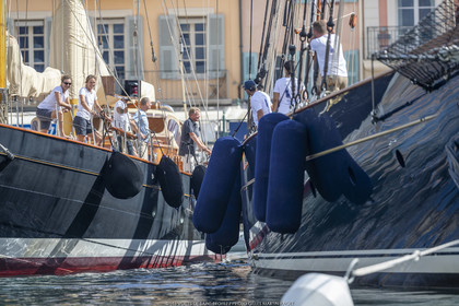 25 09 2022, Saint-Tropez (FRA, 83), Les Voiles de Saint-Tropez 2022, Arrivée des bateaux et de la Coupe d'Automne du Yacht Club de France, Shenandoah