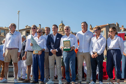 08 10 2023, Saint-Tropez (FRA,83), Les Voiles de Saint-Tropez 2023, Prizegiving classics and moderns