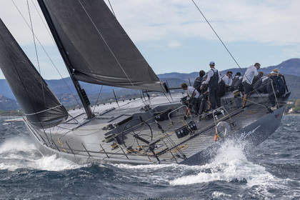 02 10 2022, Saint-Tropez (FRA,83), Voiles de Saint-Tropez 2022,  entraînement des maxis