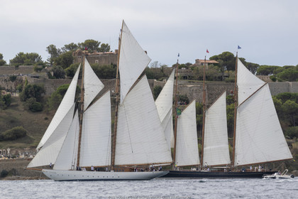 30 09 2022, Saint-Tropez (FRA,83), Voiles de Saint-Tropez 2022, Jour 7, régtes de petit temps