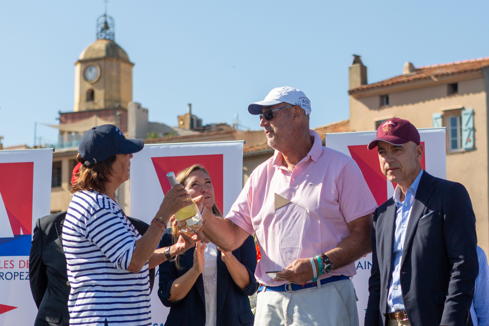 08 10 2023, Saint-Tropez (FRA,83), Les Voiles de Saint-Tropez 2023, Prizegiving classics and moderns