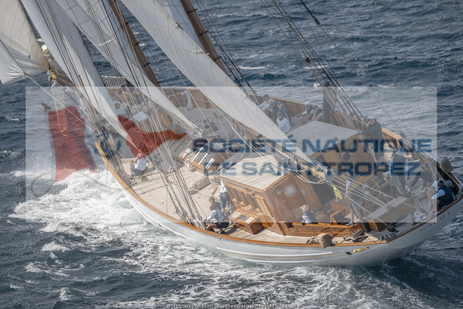 28 09 2022? Saint-Tropez,(FRA,83), Les Voiles de Saint-Tropez 2022 Régate N° 2 poup les modernes, navigation libre pour les grandes goélettes