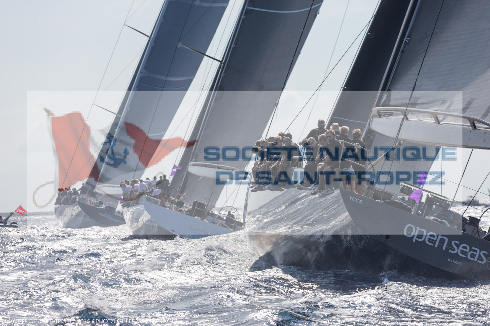 26 09 2016, Saint-Tropez (FRA,83), Voiles de Saint-Tropez 2016, Day 1, Wally yachts, 3 Wally Cento together