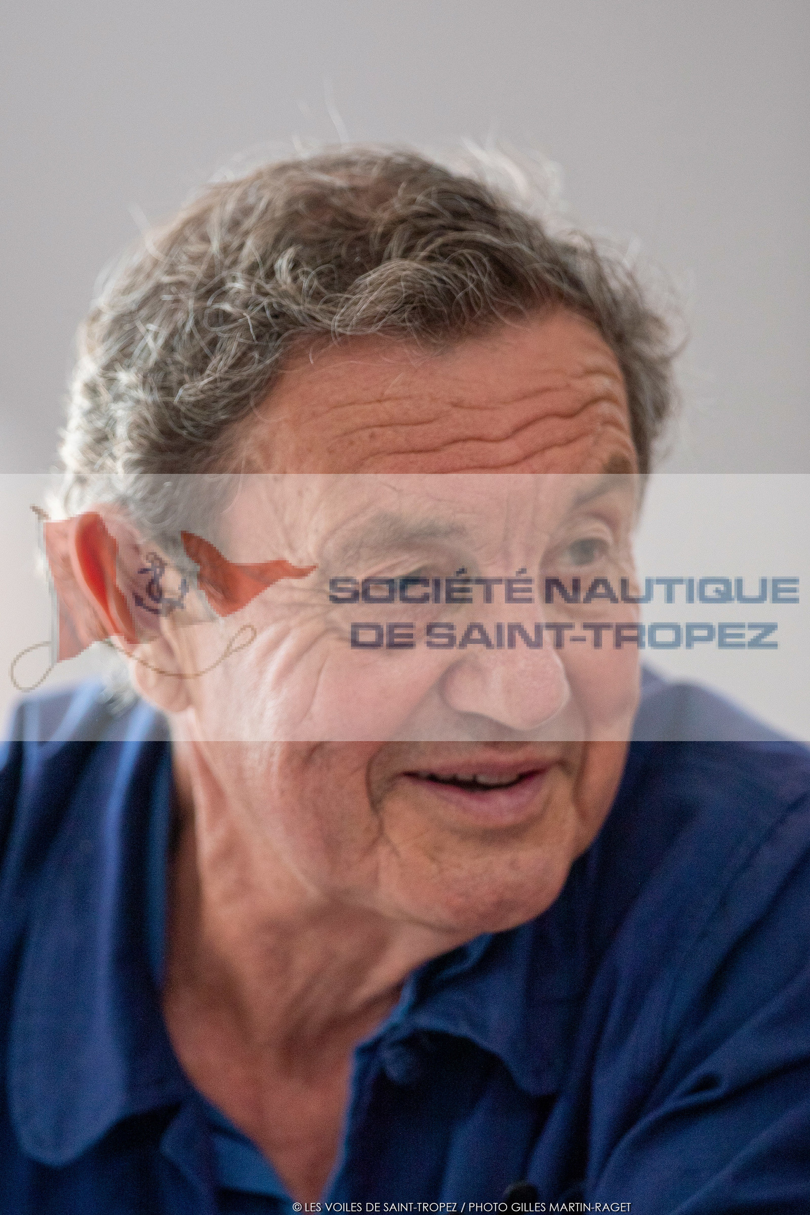 26 09 2021, Saint-Tropez (FRA,83, Voiles de Saint-Tropez 2021, inauguration du village, Patrice de Colmont, fondateur de la Nioulargue