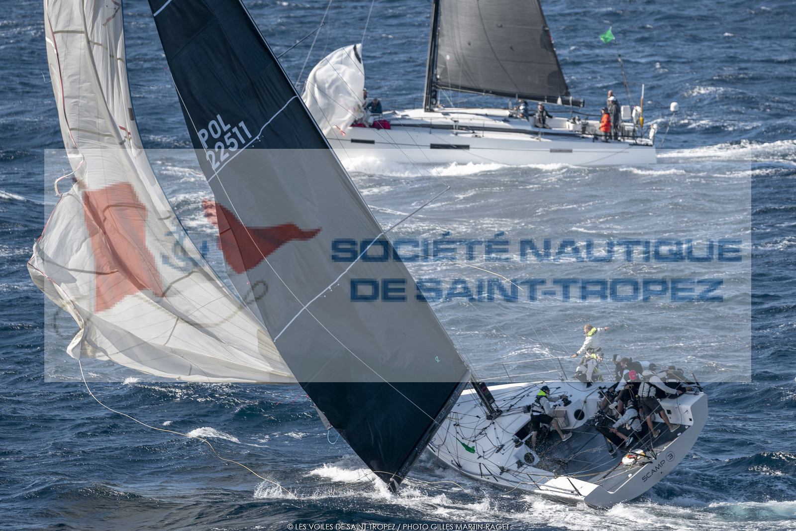 28 09 2022? Saint-Tropez,(FRA,83), Les Voiles de Saint-Tropez 2022 Régate N° 2 poup les modernes, navigation libre pour les grandes goélettes