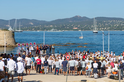 08 10 2023, Saint-Tropez (FRA,83), Les Voiles de Saint-Tropez 2023, Prizegiving classics and moderns