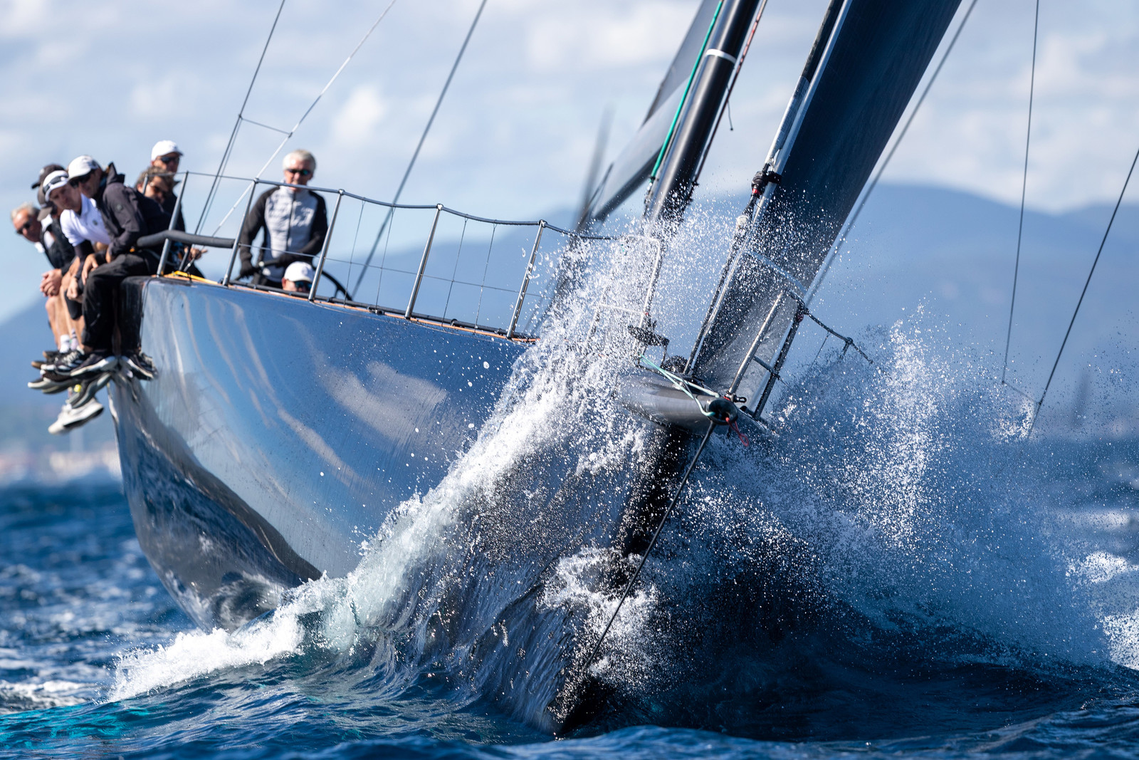 29 09 2024, Saint-Tropez (FRA), Les Voiles de Saint-Tropez 2024, Day 2, Trainings