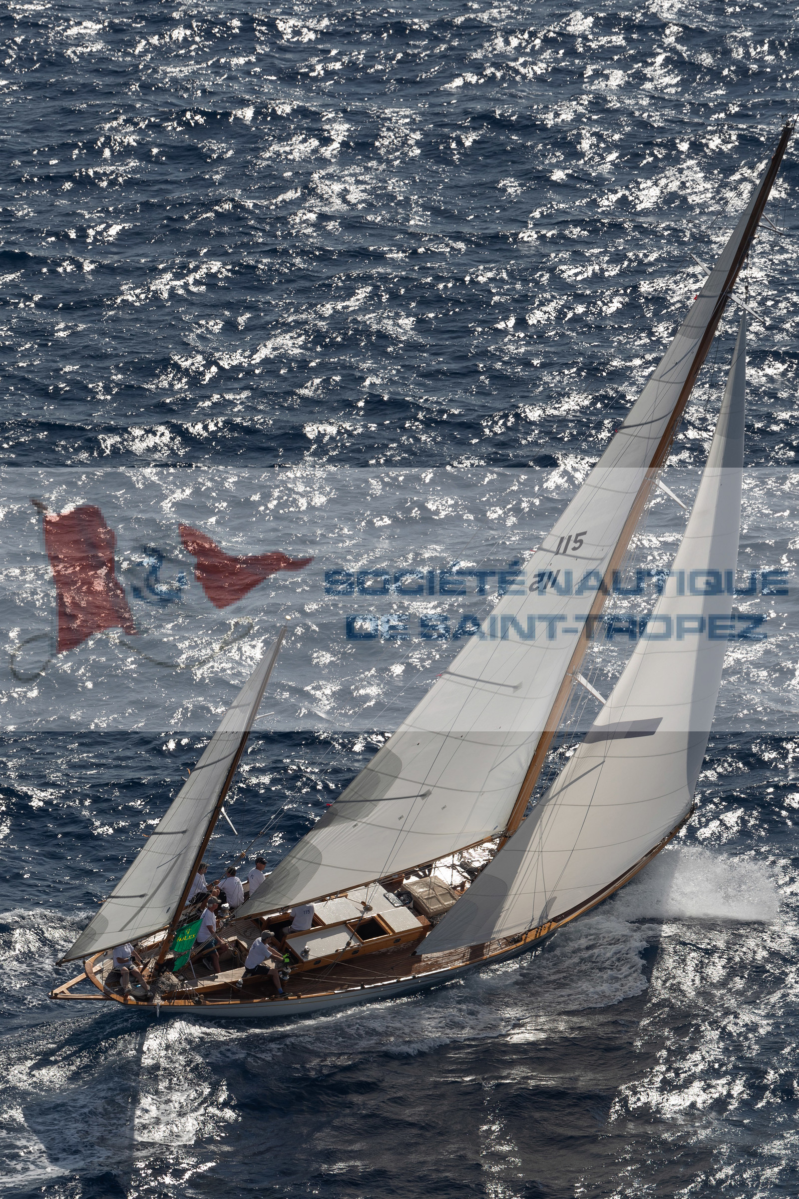 03 10 2023, Saint-Tropez (FRA,83), Les Voiles de Saint-Tropez 2023, Race Day 3, Trophée Rolex, Stormy Weather