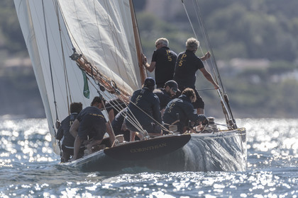 26 09 2020, Saint-Tropez (FRA,83), Les Voiles de Saint-Tropez 2020, Day 1, Training, Finish Yacht Club de France Cup Cannes - Saint-Tropez