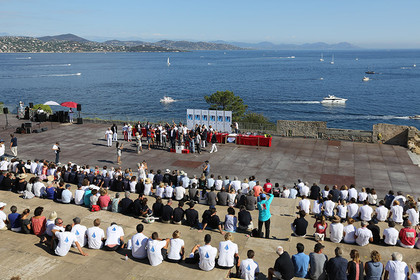 02 10 2016, Saint-Tropez (FRA,83), Voiles de Saint-Tropez 2016, Prizegiving