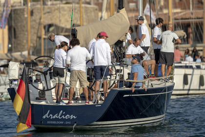 30 09 2018, Saint-Tropez (FRA, 83), Les Voiles de Saint-Tropez 2018, arrivée de Cannes-Saint-Tropez, Coupe du Yacht Club de France