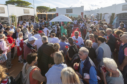 25 09 2022, Saint-Tropez (FRA, 83), Les Voiles de Saint-Tropez 2022, Arrivée des bateaux et de la Coupe d'Automne du Yacht Club de France, Inauguration du village des Voiles