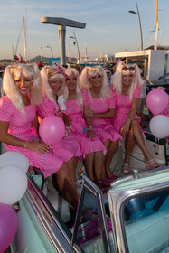 05 10 2023, Saint-Tropez (FRA,83), Les Voiles de Saint-Tropez 2023, RAce Day 5, Défilé des équipages