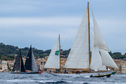 28 09 2025, Saint-Tropez (FRA), Les Voiles de Saint-Tropez 2025, Last training day and village opening