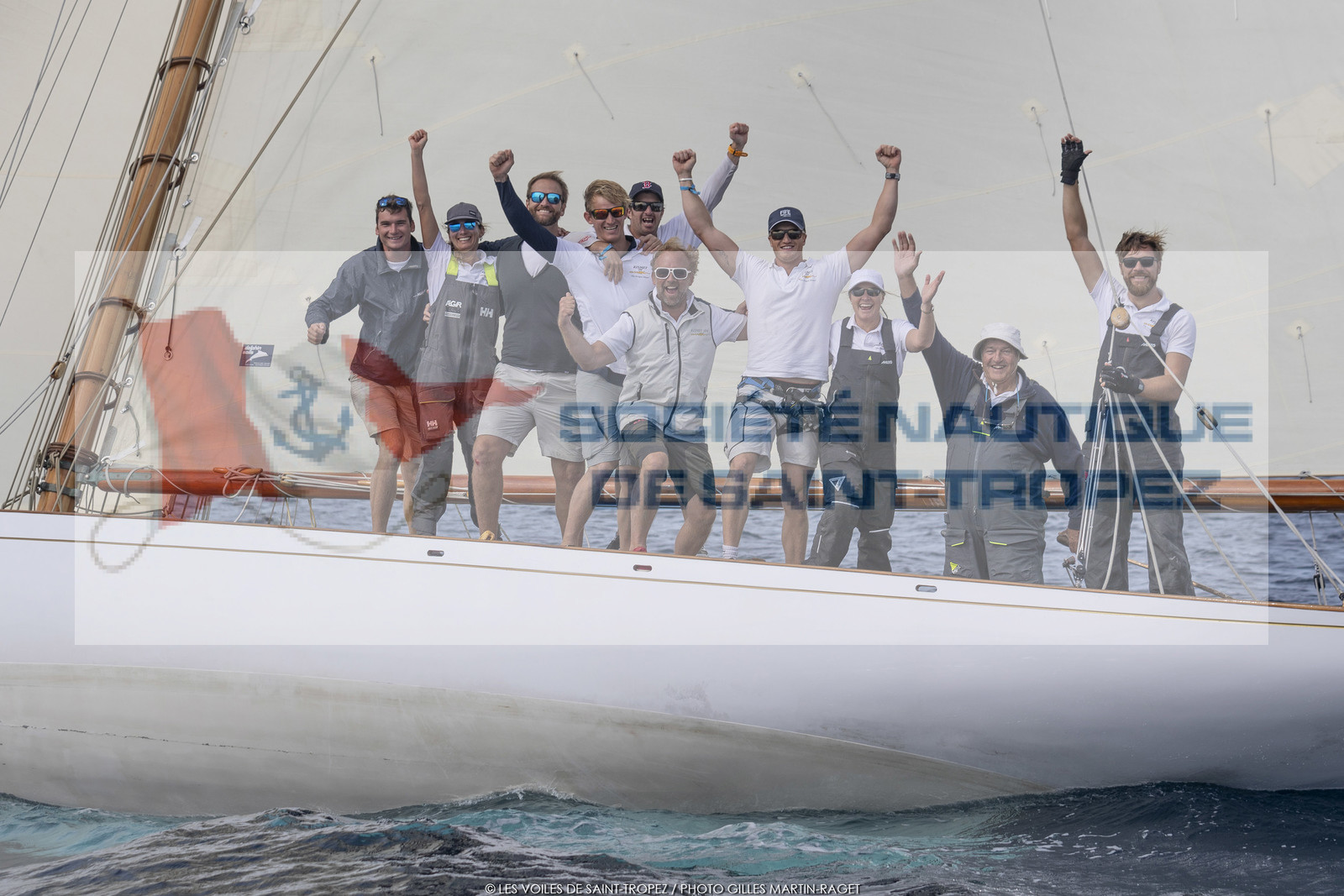 29  2022, Saint-Tropez (FRA,83), Les Voiles de Saint-Tropez 2022, journée des défis, Kismet remporte la course des centenaires