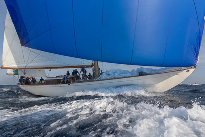 04 10 2023, Saint-Tropez (FRA,83), Les Voiles de Saint-Tropez 2023, Race Day 4, Trophée Rolex, Baruna