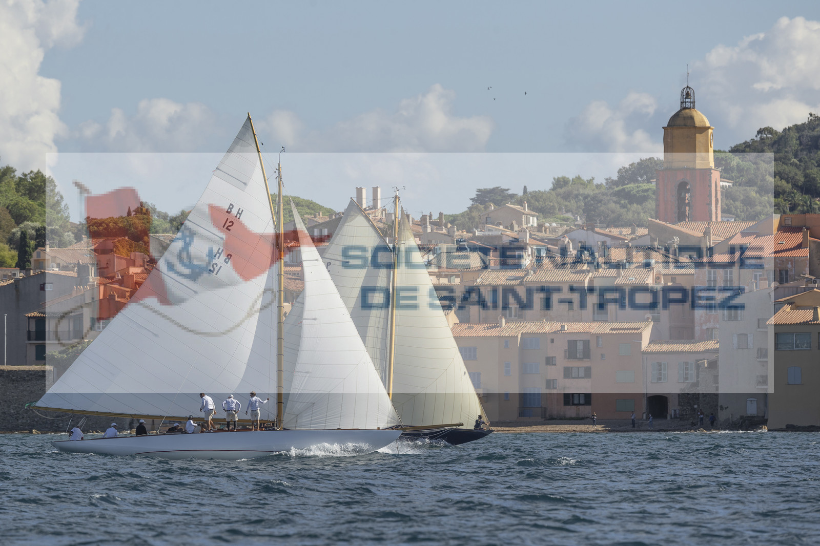 26 09 2020, Saint-Tropez (FRA,83), Les Voiles de Saint-Tropez 2020, Day 1, Training, Finish Yacht Club de France Cup Cannes - Saint-Tropez