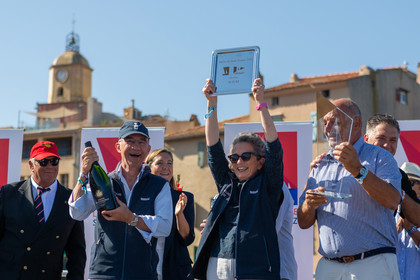 08 10 2023, Saint-Tropez (FRA,83), Les Voiles de Saint-Tropez 2023, Prizegiving classics and moderns