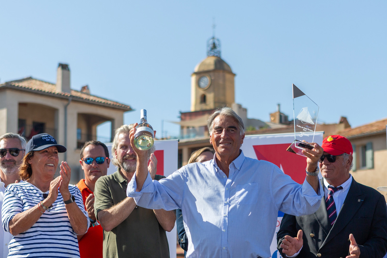 08 10 2023, Saint-Tropez (FRA,83), Les Voiles de Saint-Tropez 2023, Prizegiving classics and moderns