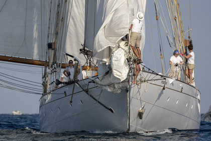 30 09 2018, Saint-Tropez (FRA, 83), Les Voiles de Saint-Tropez 2018, arrivée de Cannes-Saint-Tropez, Coupe du Yacht Club de France