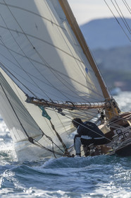 26 09 2020, Saint-Tropez (FRA,83), Les Voiles de Saint-Tropez 2020, Day 1, Training, Finish Yacht Club de France Cup Cannes - Saint-Tropez