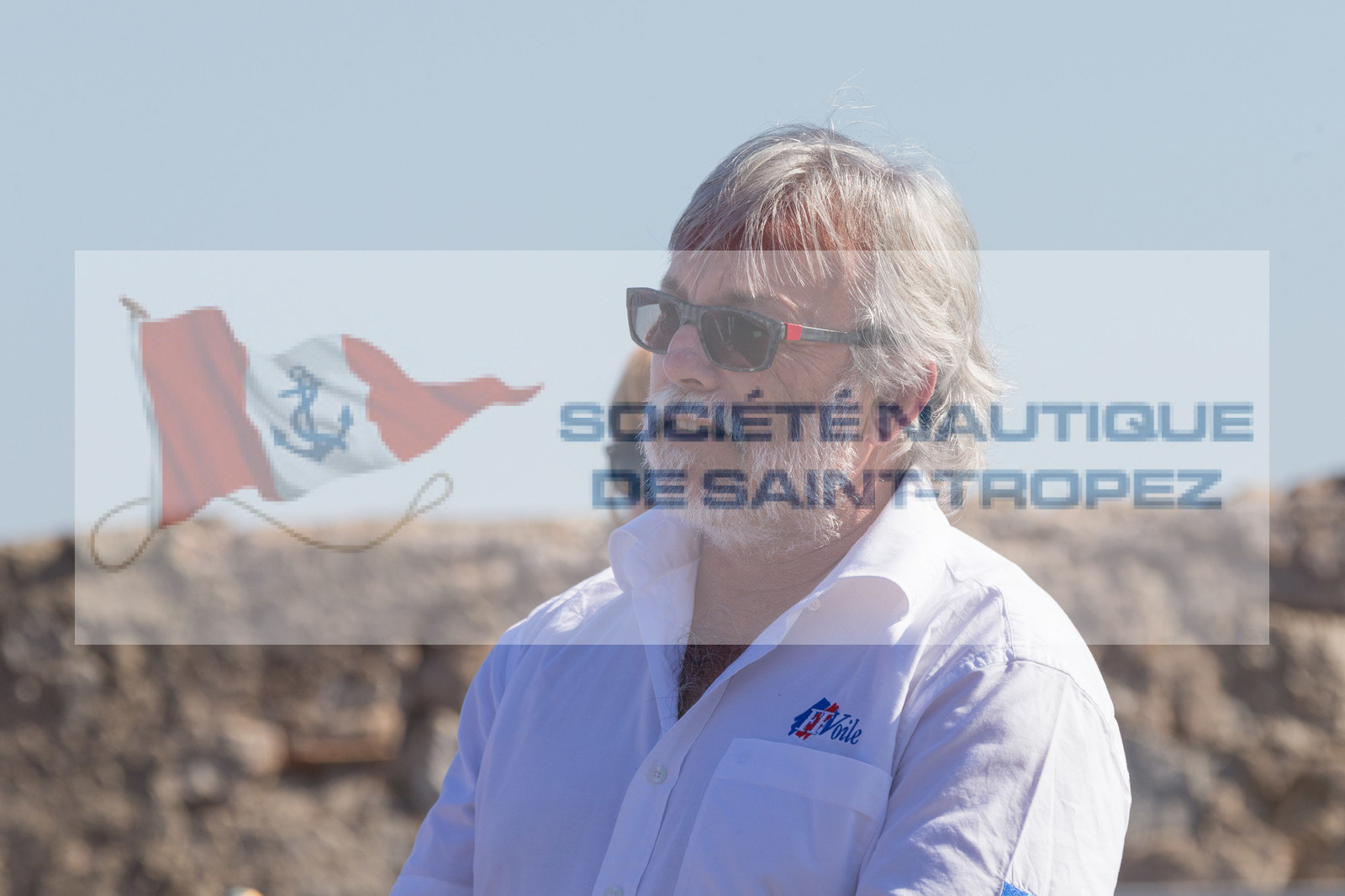 02 10 2016, Saint-Tropez (FRA,83), Voiles de Saint-Tropez 2016, Prizegiving, Georges Kohrel (Principal Race Officer)