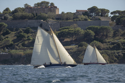 26 09 2020, Saint-Tropez (FRA,83), Les Voiles de Saint-Tropez 2020, Day 1, Training, Finish Yacht Club de France Cup Cannes - Saint-Tropez