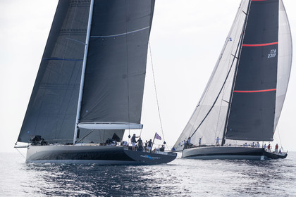 03 10 2023, Saint-Tropez (FRA,83), Les Voiles de Saint-Tropez 2023, Race Day 4, Club 55 Cup - Maxis